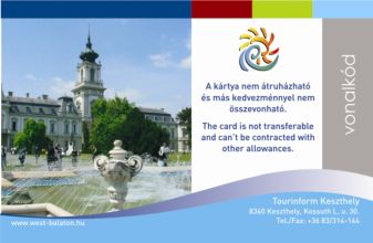 West-Balaton card Keszthely