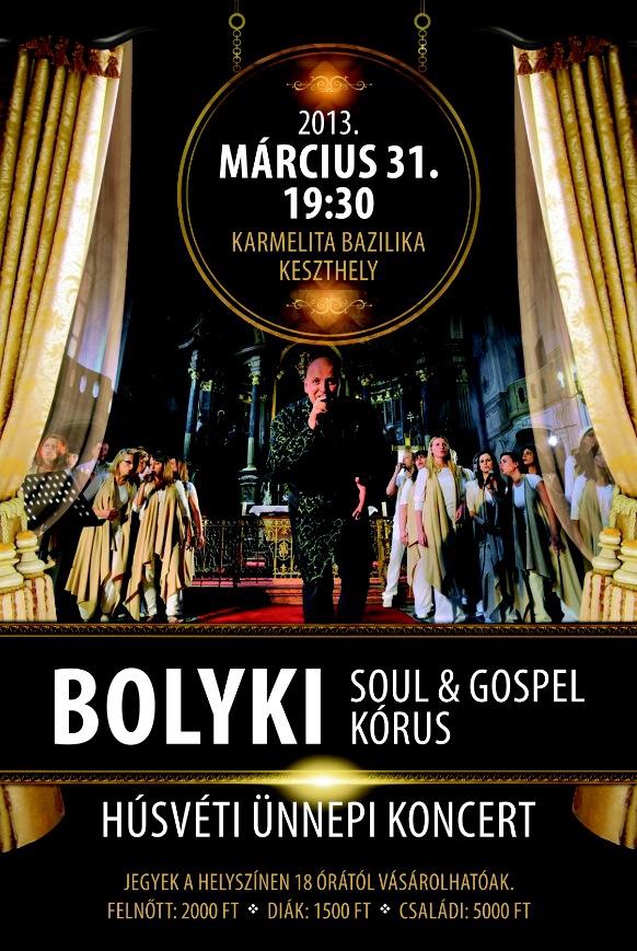 Bolyki Soul&Gospel kórus Húsvéti koncetje Keszthelyen