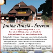Janika Panzió Szórólapja